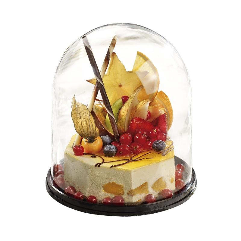 Plato Dome + Tapas Base Negra Ø 170 Alto 177 mm. (40 u.)