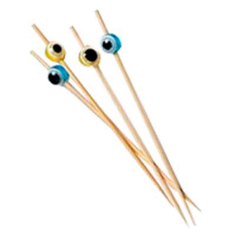 Brocheta Luk 90 mm. Amarilla (200 u.)