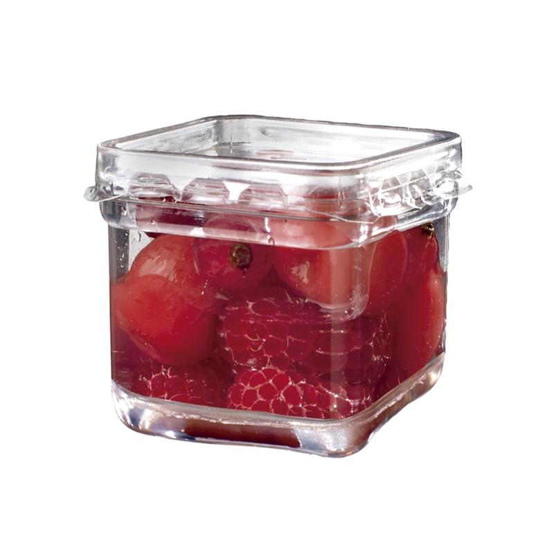 Bote Tradicional Transparente + Tapas Transparente 53X53X41´5 mm. 60 ml. (23 u.)