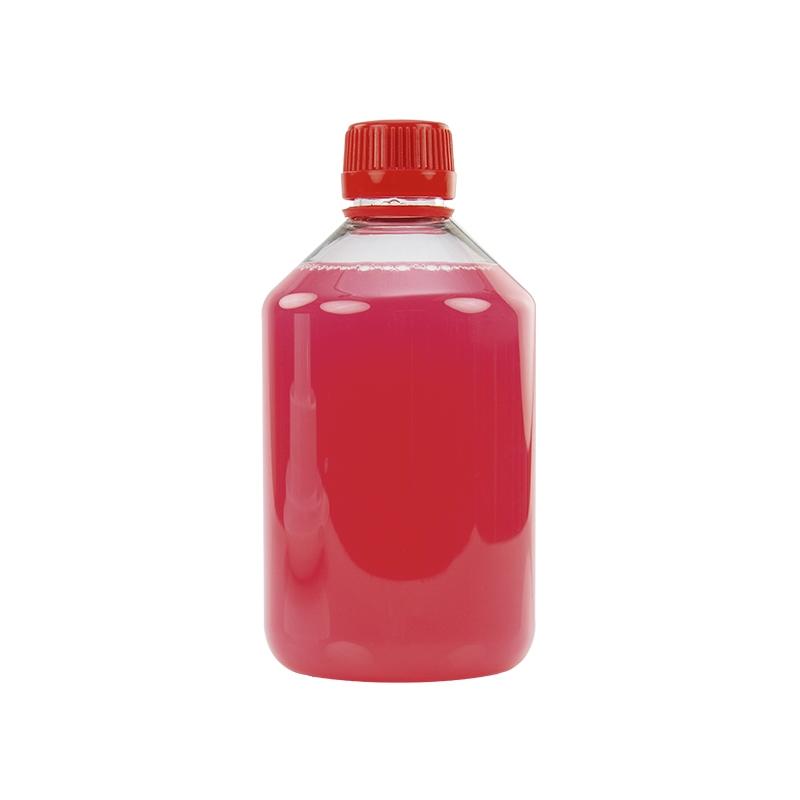 Botella Plástico con Tapón Rojo 500Cc (9 u.)