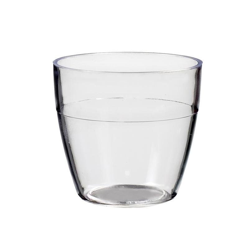Vaso Cantina Transparente Boca 54 mm. Alto 54 mm. 80 ml. (100 u.)