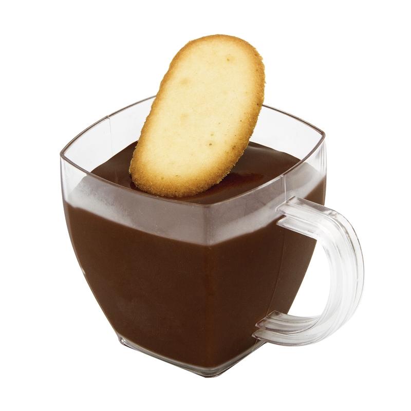 Taza de Café Transparente 62X62X62 mm. 147 ml. (8 u.)