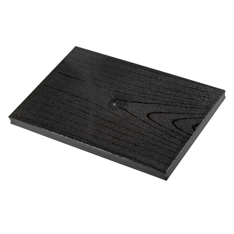 Bandeja Pizarra Negra 270X180X15 mm. (12 u.)
