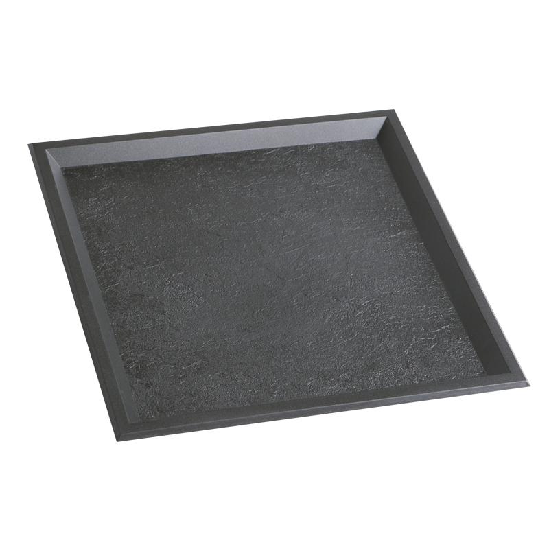 Bandeja Pizarra Negra 250X240 mm. (10 u.)