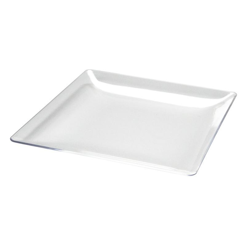 Plato Fluid Transparente 250X250 mm. (6 u.)