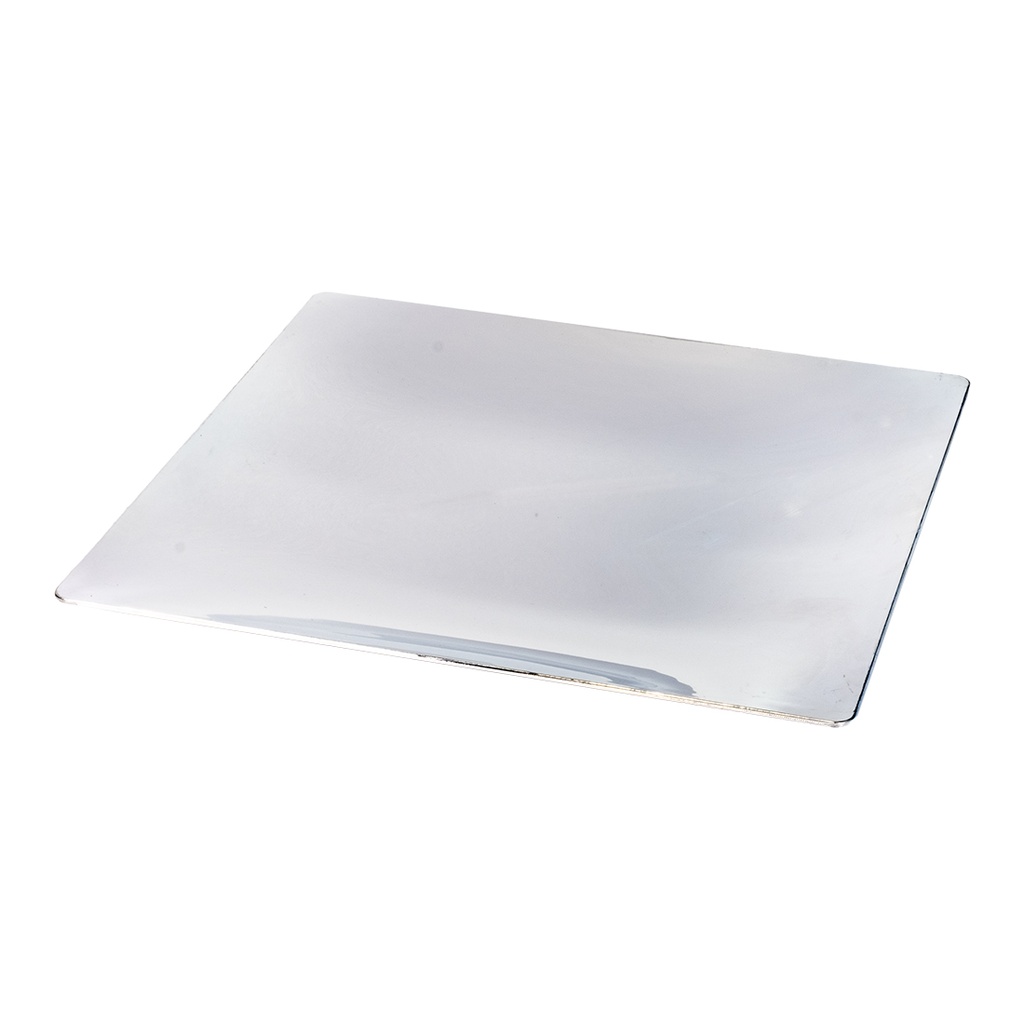 Plato Fluid Plata 200X200 mm. (6 u.)