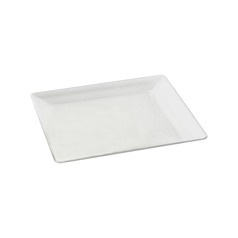 Plato Fluid Transparente 130X120X11 mm.