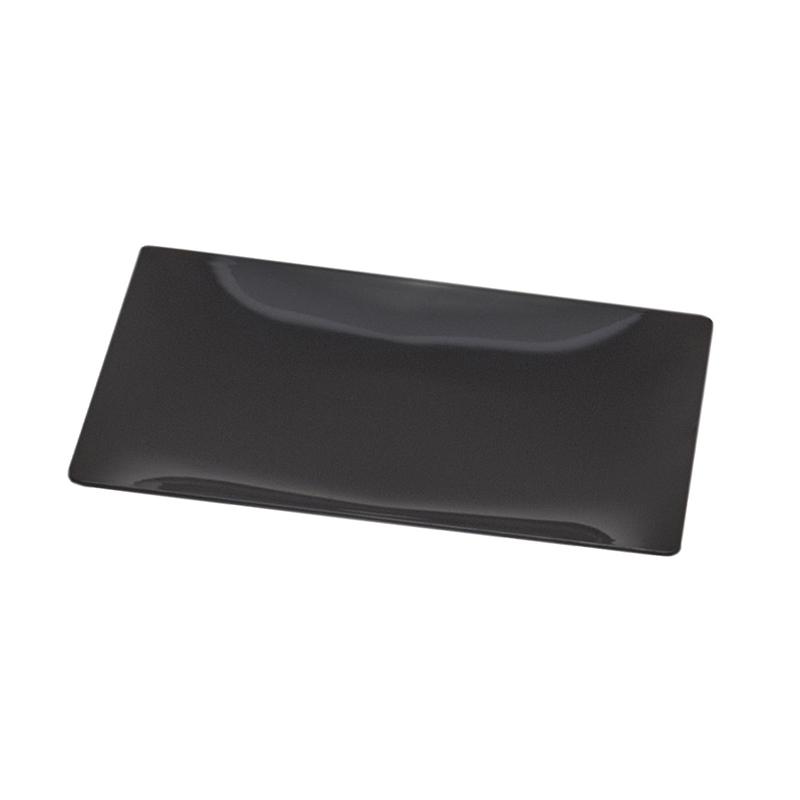 Plato Fluid Negro 130X120X11 mm. (10 u.)