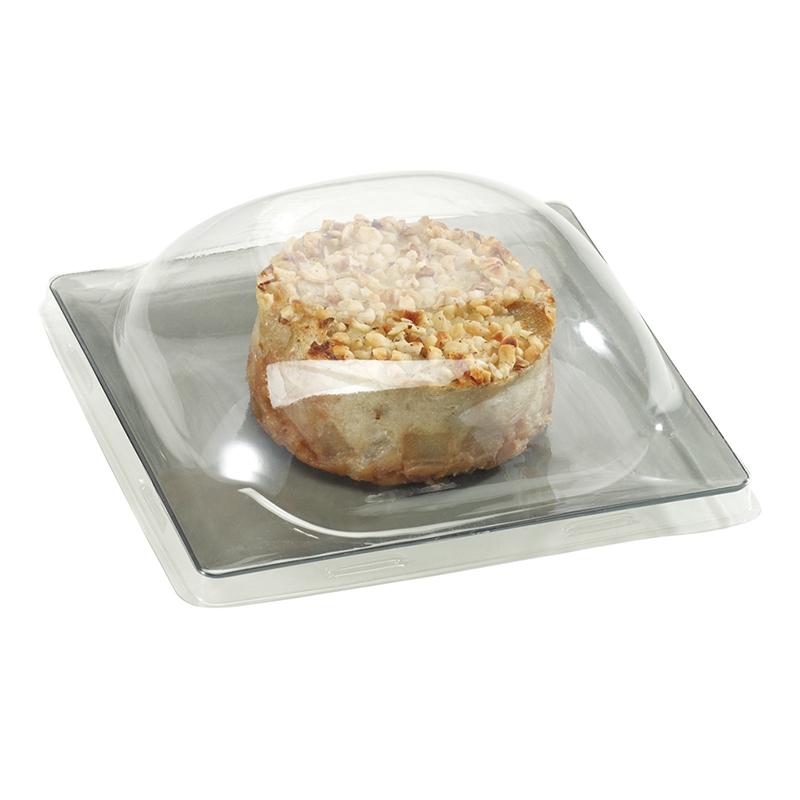 Tapas Transparente para Plato 110X110 mm. 45 mm. (50 u.)