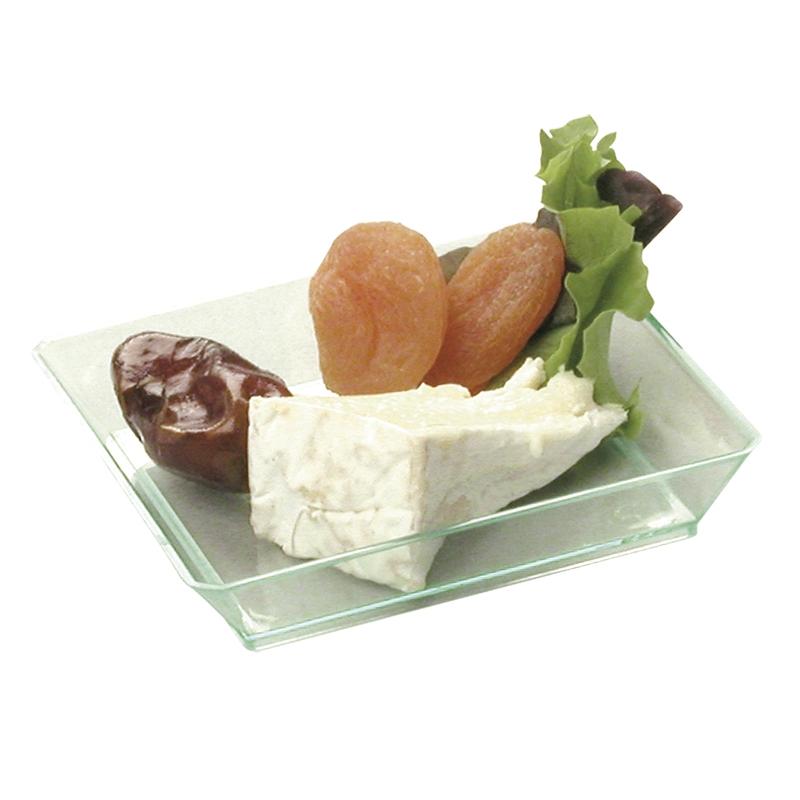 Mini Plato Transparente 90X90X17 mm. (50 u.)