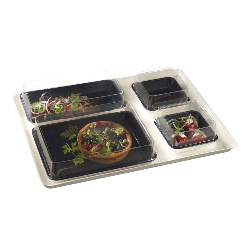 Bandeja Atlas Kanopee Blanca 268X372X20 mm. (100 u.)