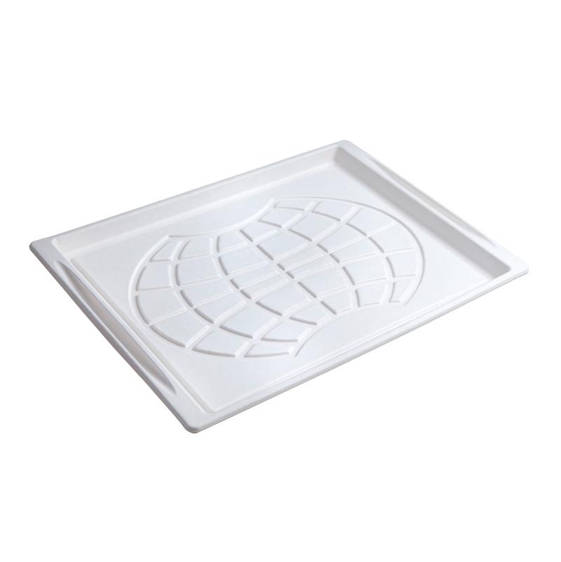 Bandeja Mapamundi 1/1 Pulpa de Caña 382X273X20 mm. (100 u.)