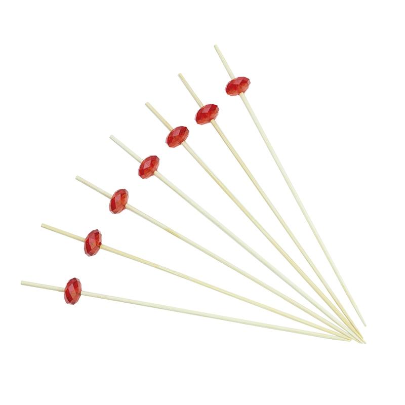 Brocheta Diamante Rojo 120 mm. (100 u.)