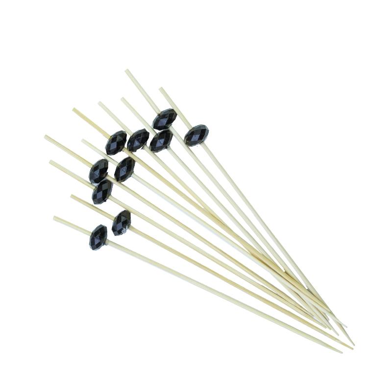 Brocheta Diamante Negro 120 mm. (100 u.)