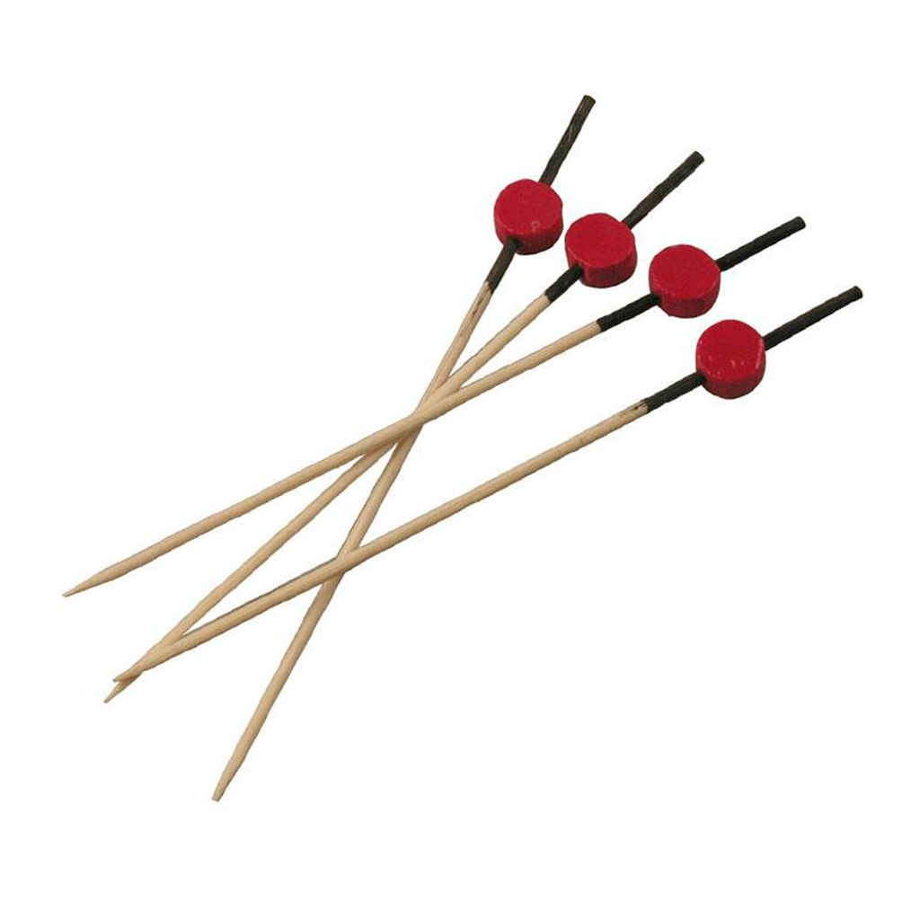 Brocheta Rojo/Negro 120 mm.