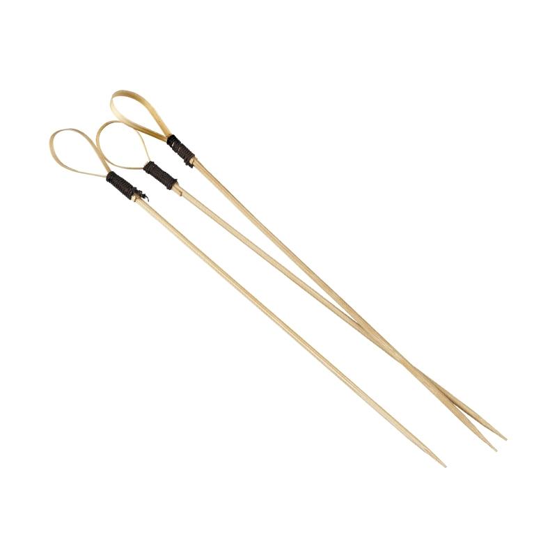 Brocheta Bambú Lazo Ø 3, Alto 170 mm.  (100 u.)
