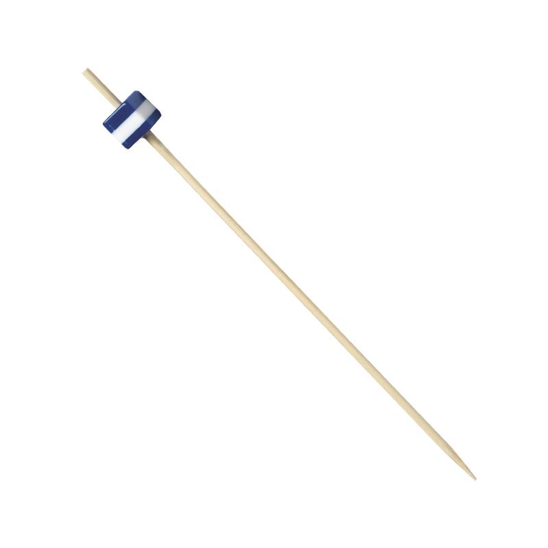 Brocheta Cubo 120 mm. Azul y Blanca (200 u.)
