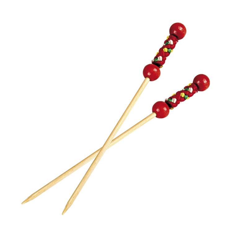 Brocheta Perla Roja 120 mm. (200 u.)
