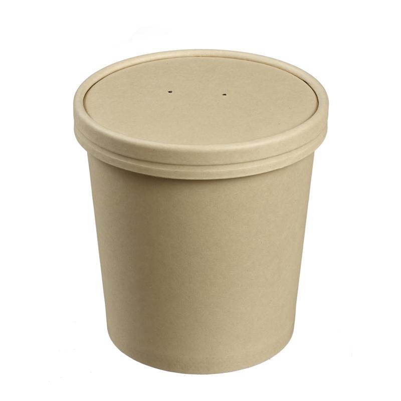 Bote de Bambú con Tapas Ø 119 Alto 115 mm. 750 ml. (25 u.)