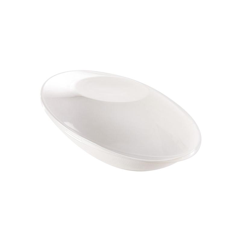 Tapas Transparente para Ensaladera Cocoon 205X135 mm. (50 u.)