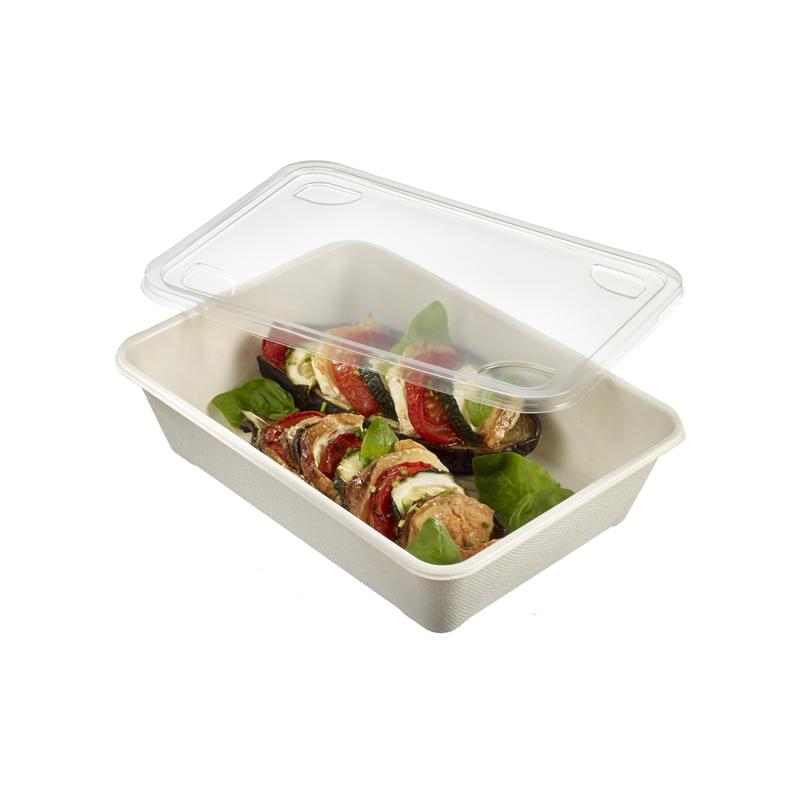 Tapas para Bandeja Quantum 236X171X8 mm. Transparente PP Reciclable (50 u.)