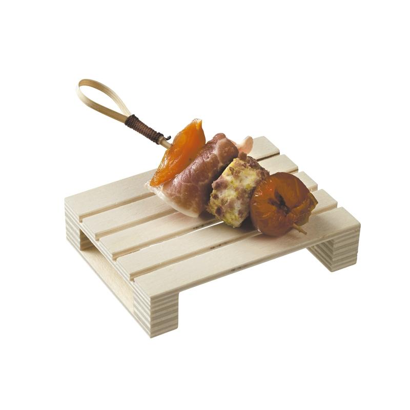 Mini Palé de Madera 80X60X17 mm. (10 u.)