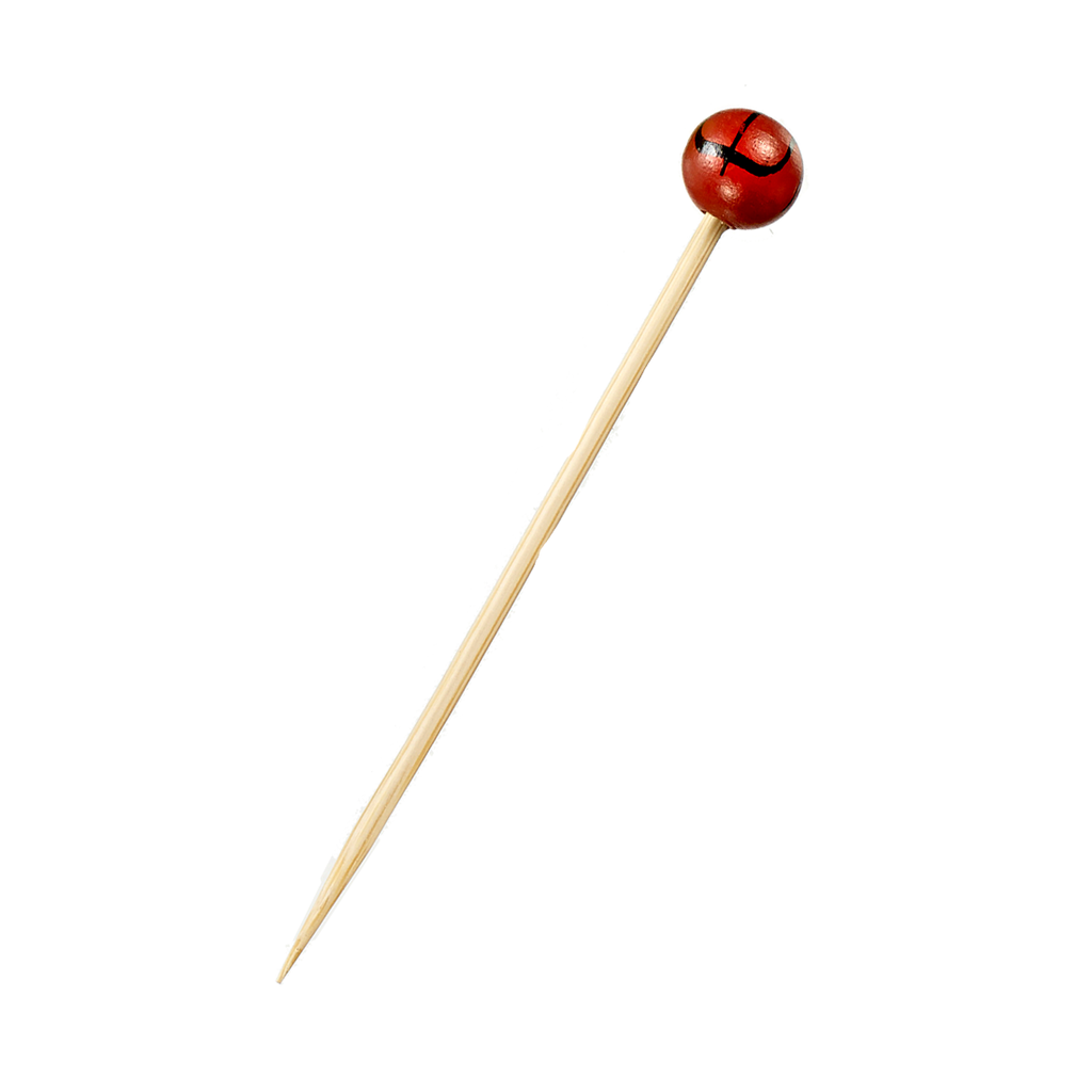 Brochetas Balón Balóncesto 100 mm. (100 u.)