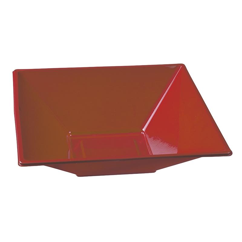 Ensaladera Roja 240X240 mm. (10 u.)