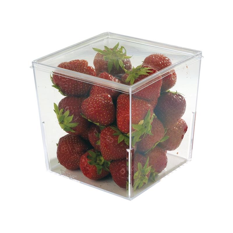 Tapas Transp para Ensaldera Cubo 820 ml. (50 u.)
