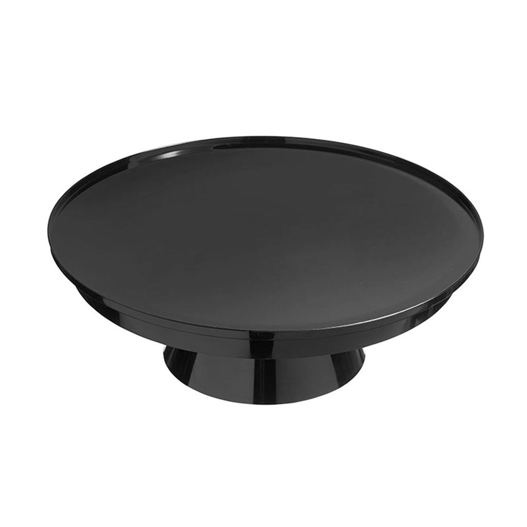 Plato + Base Omega Negro  (1 u.)