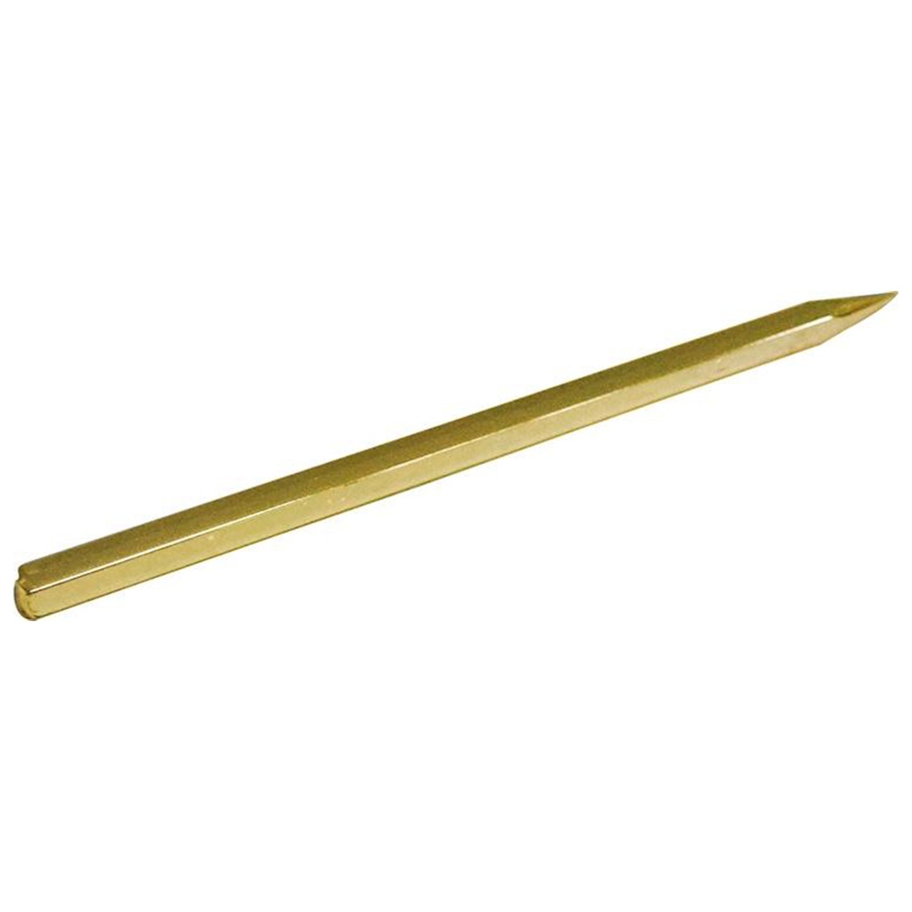 Brocheta Plástico Dorada 90 mm. (200 u.)