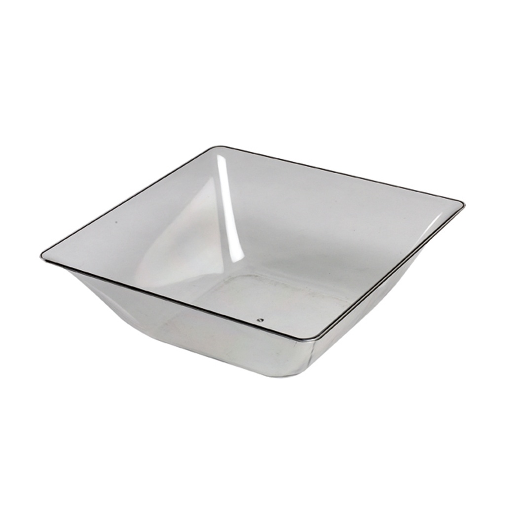 Ensaladera Fluid Gris Fumé 163X163X55 mm. 900 ml. (100 u.)