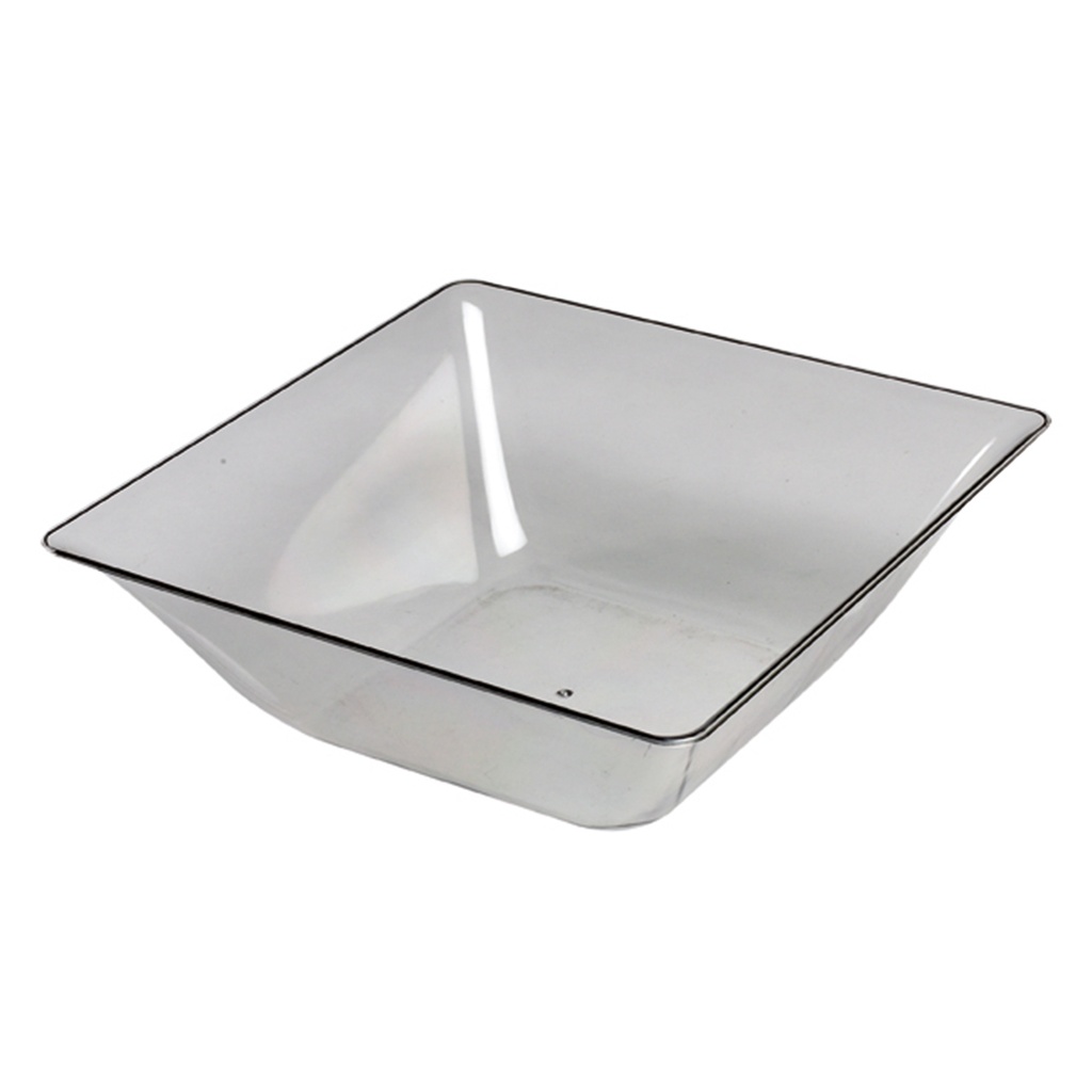 Ensaladera Fluid Gris Fumé 189X189X65 mm. 1400 ml. (50 u.)