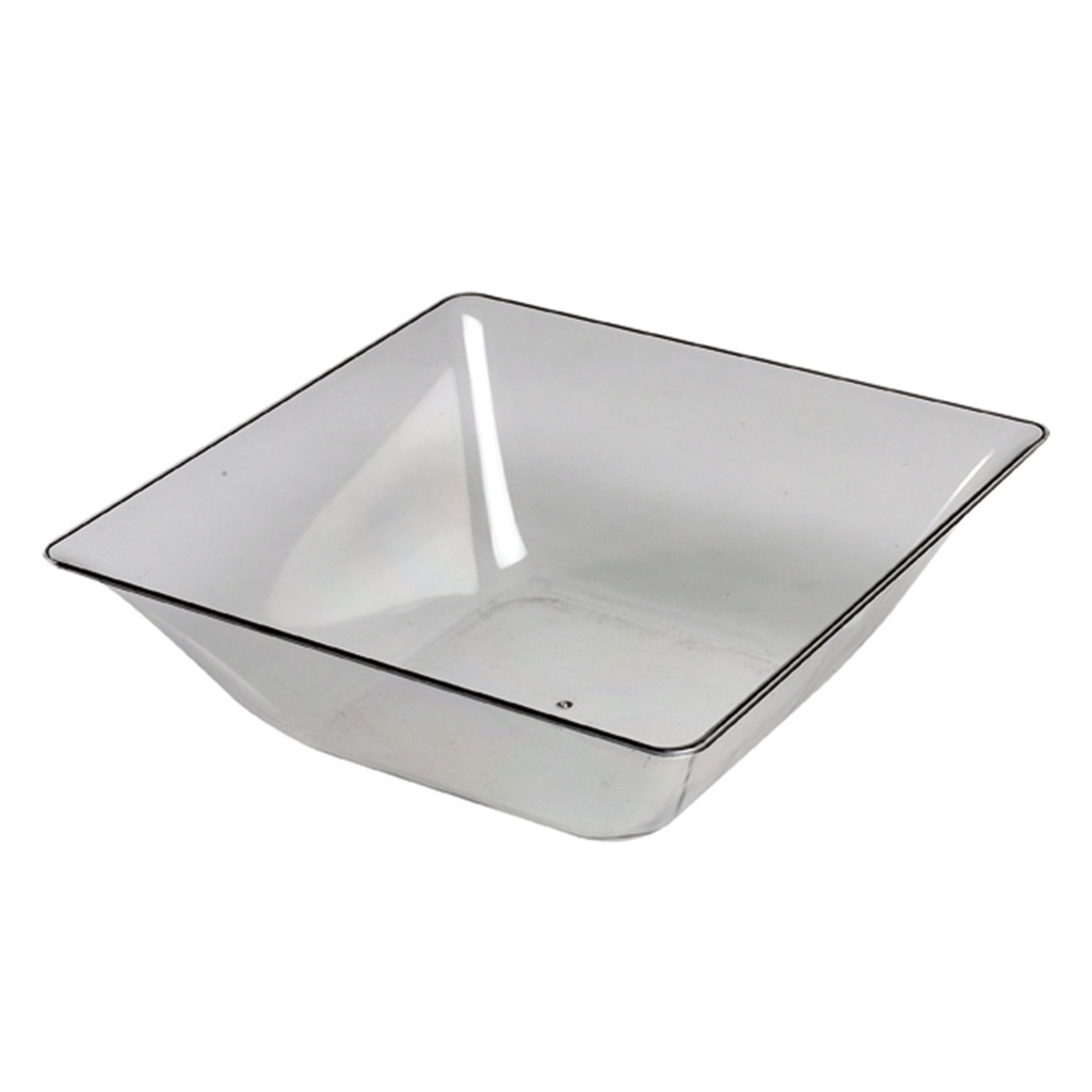 Ensaladera Fluid Gris Fumé 233X233X80 mm. 2500 ml. (50 u.)